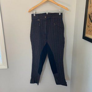 Equetech Plaid full seat breeches 28L
